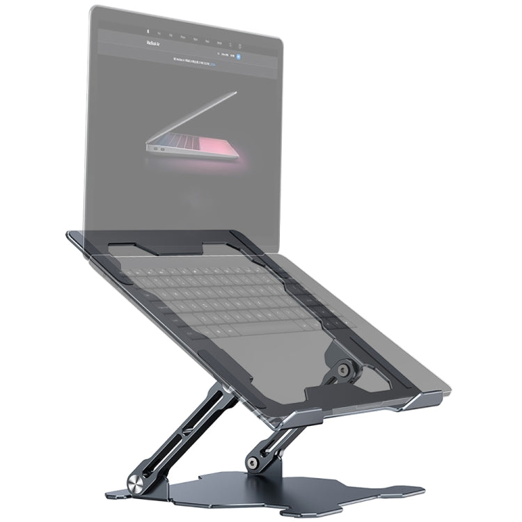 R-JUST HZ09 Mechanical Lifting Adjustable Laptop Holder, HZ09 Silver, HZ09 Grey