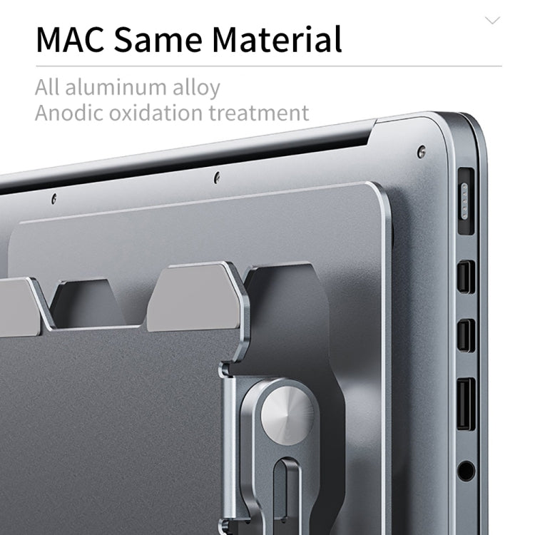 R-JUST HZ09 Mechanical Lifting Adjustable Laptop Holder, HZ09 Silver, HZ09 Grey