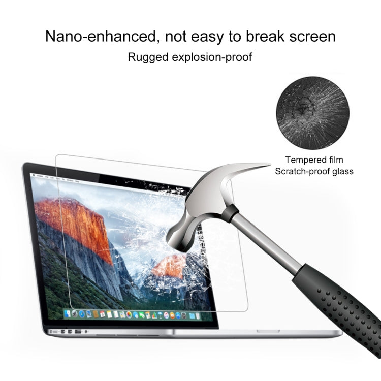 Lot de 10 films de protection d'écran en verre trempé 9H pour MacBook Pro 16 pouces