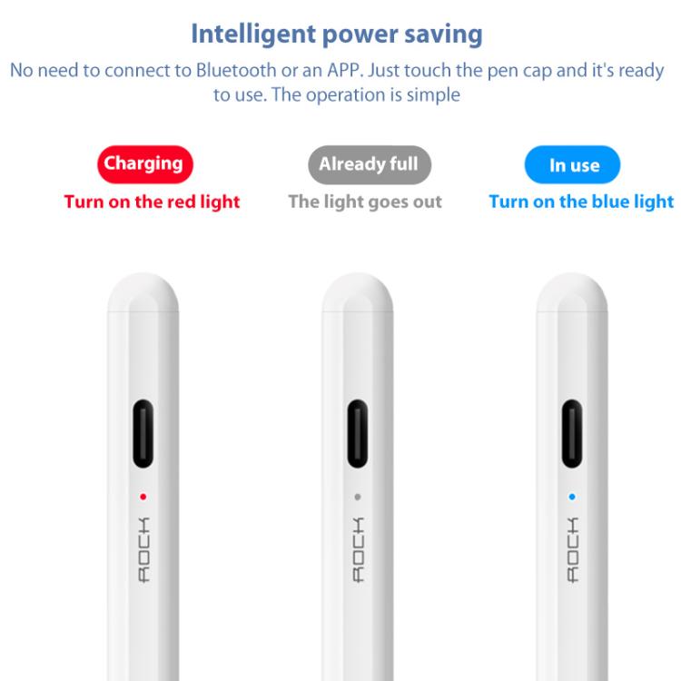 ROCK B05 Replaceable Active Magnetic Capacitive Pen for iPad 2018 or Above