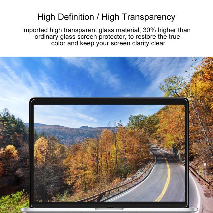 9H Surface Hardness HD Explosion-proof Tempered Glass Film for MacBook Air 13.3 inch (A1369 / A1466), For MacBook Air 13.3 inch (A1369 / A1466)