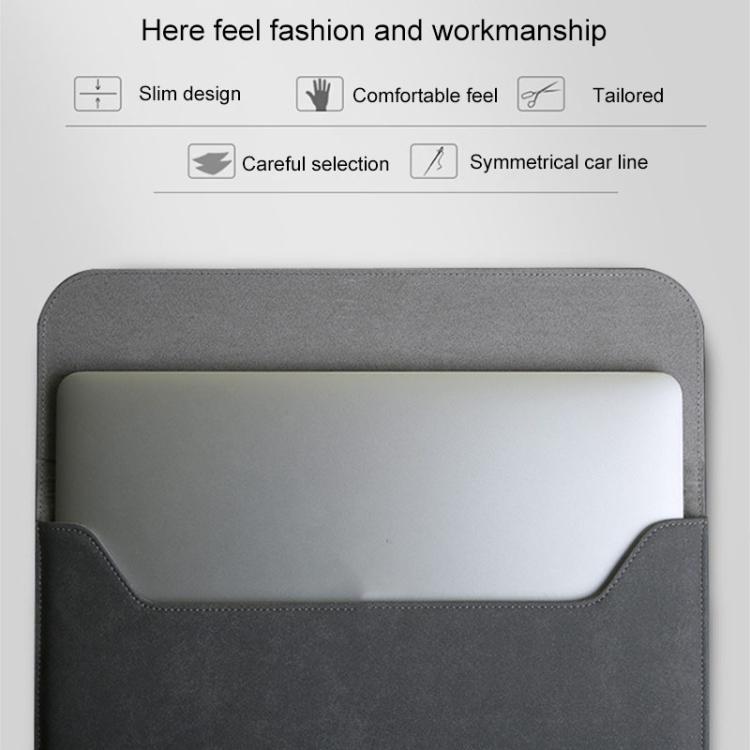 Horizontal Matte Leather Laptop Inner Bag for MacBook Air 11.6 inch A1465 (2012 - 2015) / A1370 (2010 - 2011), MacBook Air 11.6 inch A1465 (2012 - 2015) / A1370 (2010 - 2011)