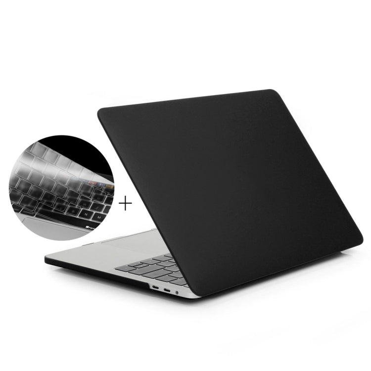 ENKAY Hat-Prince 2 en 1 Coque rigide givrée en plastique + Protection clavier ultra-fine en TPU pour MacBook Pro 13,3 pouces 2016 avec Touch Bar (A1706), 13,3 pouces avec Touch Bar, version européenne