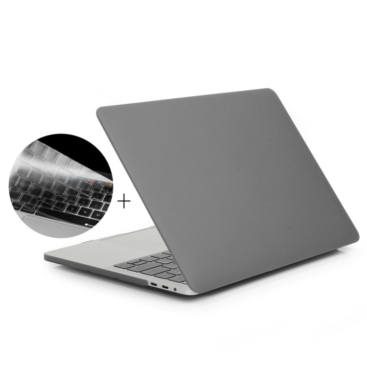 ENKAY Hat-Prince 2 en 1 Coque rigide givrée en plastique + Protection clavier ultra-fine en TPU pour MacBook Pro 13,3 pouces 2016 avec Touch Bar (A1706), 13,3 pouces avec Touch Bar, version européenne