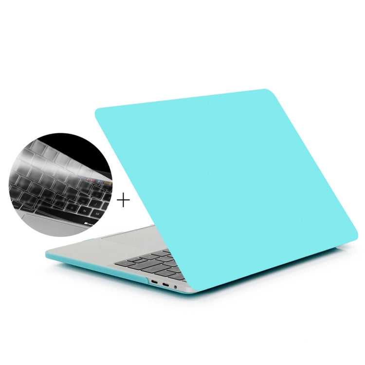ENKAY Hat-Prince 2 en 1 Coque rigide givrée en plastique + Protection clavier ultra-fine en TPU pour MacBook Pro 13,3 pouces 2016 avec Touch Bar (A1706), 13,3 pouces avec Touch Bar, version européenne