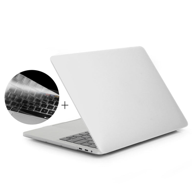 ENKAY Hat-Prince 2 en 1 Coque rigide givrée en plastique + Protection clavier ultra-fine en TPU pour MacBook Pro 13,3 pouces 2016 avec Touch Bar (A1706), 13,3 pouces avec Touch Bar, version européenne