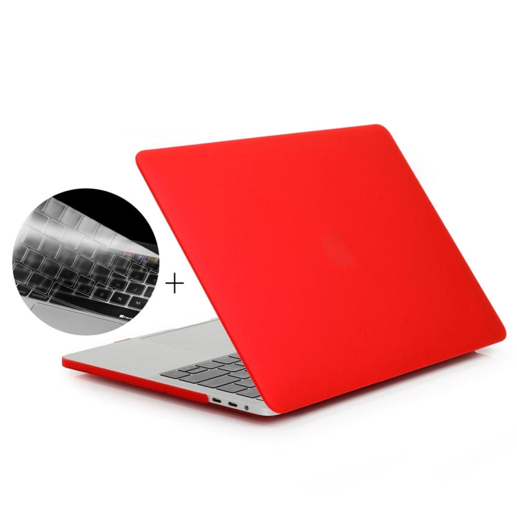 ENKAY Hat-Prince 2 en 1 Coque rigide givrée en plastique + Protection clavier ultra-fine en TPU pour MacBook Pro 13,3 pouces (2016) sans Touch Bar (A1708), version européenne