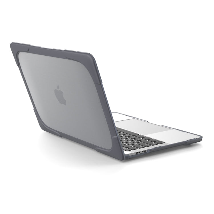 For Macbook Pro 13.3 inch (A1708) & with Touchbar (A1706) Laptop TPU + PC Folding Shockproof Protective Case with Holder, For Macbook Pro 13.3 inch with Touch Bar