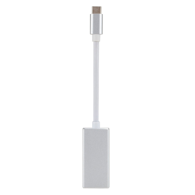 USB-C / Type-C 3.1 Male to Mini DP Female HD Converter, Length: 12cm, Silver, Gold