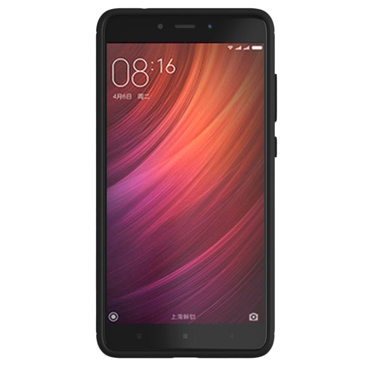 For Xiaomi  Redmi Note 4X Brushed Carbon Fiber Texture Shockproof TPU Protective Case , For Redmi Note 4X