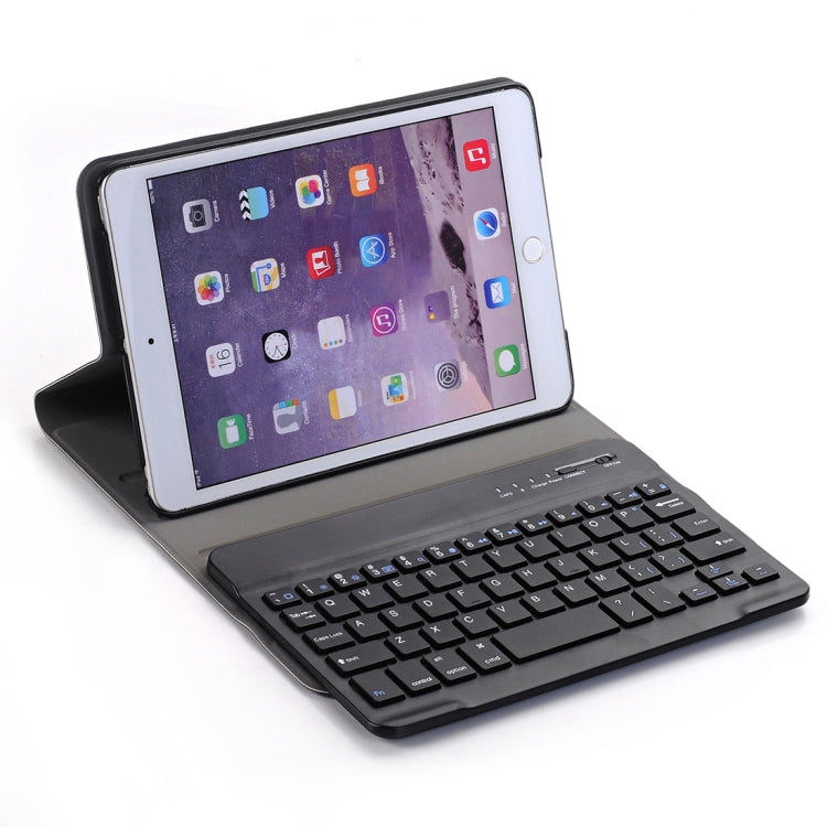 Étui universel ultra-fin à rabat horizontal en ABS pour iPad mini 3/2/1 avec clavier Bluetooth