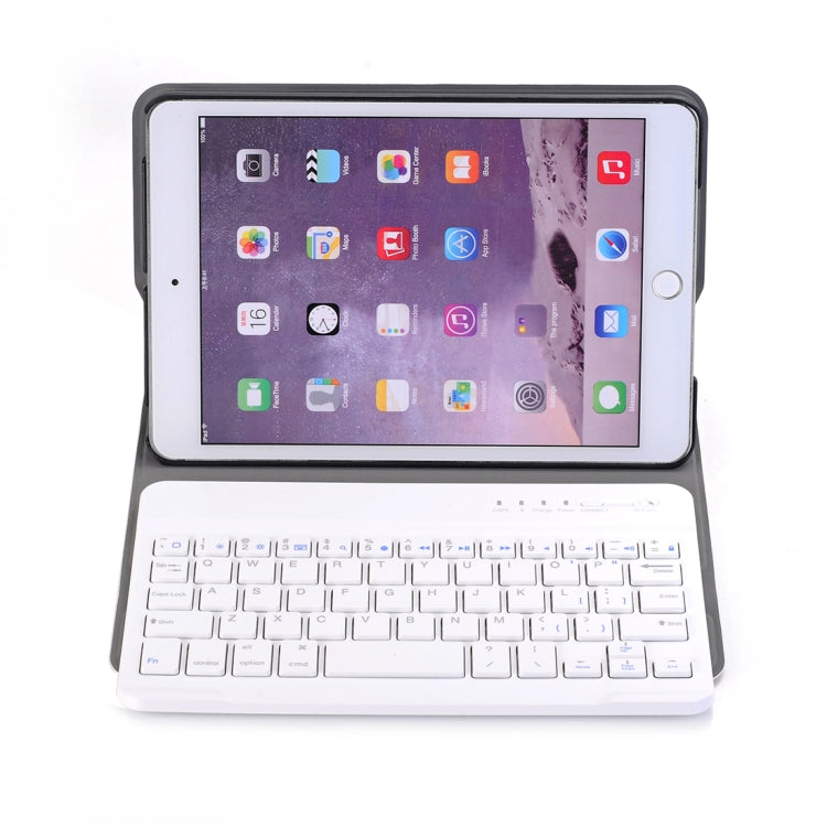 Étui universel ultra-fin à rabat horizontal en ABS pour iPad mini 3/2/1 avec clavier Bluetooth