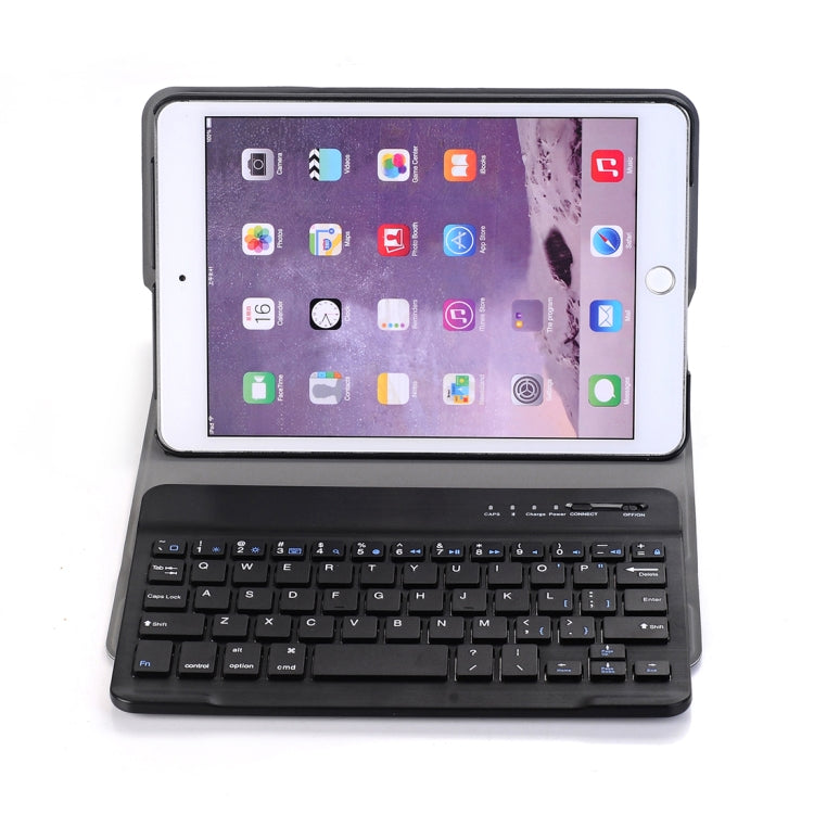 Étui universel ultra-fin à rabat horizontal en ABS pour iPad mini 3/2/1 avec clavier Bluetooth