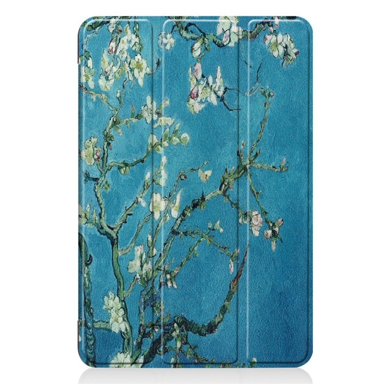 Graffiti Pattern Custer Texture Horizontal Flip PU Leather Case for iPad Mini 2019 / Mini 4 , with Three-folding Holder & Sleep / Wake-up Function, For iPad Mini 2019 / Mini 4