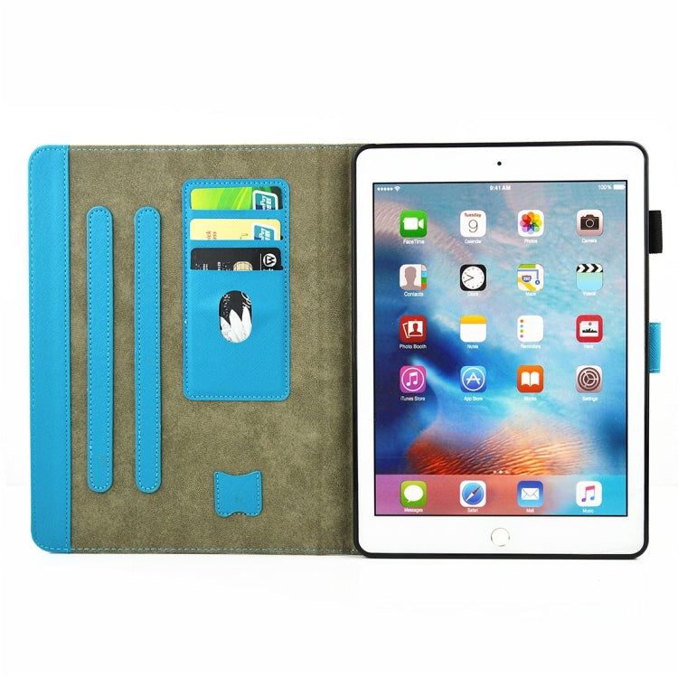 Étui de protection universel en cuir à rabat horizontal pour iPad mini 4 / mini 3 / mini 2 / mini, avec support, emplacements pour cartes et fonction veille, MIP4D2153A, MIP4D2153B, MIP4D2153C, MIP4D2153D, MIP4D2153E, MIP4D2153F