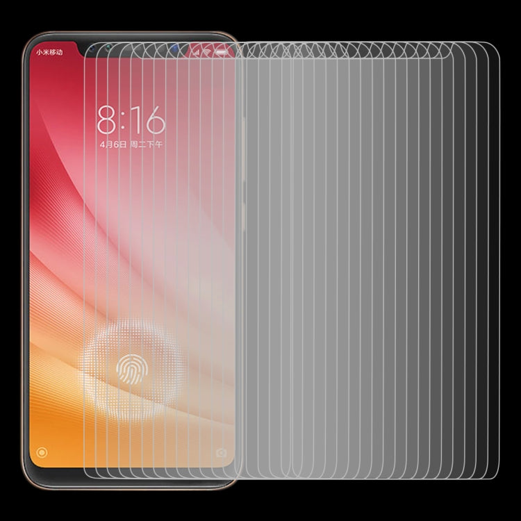 100 PCS 0.26mm 9H 2.5D Explosion-proof Tempered Glass Film for Xiaomi Mi 8 Pro