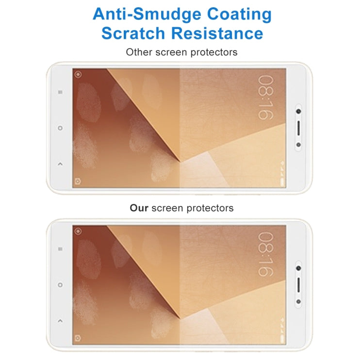 10 PCS for Xiaomi Redmi Note 5A 0.26mm 9H Surface Hardness 2.5D Explosion-proof Non-full Screen Tempered Glass Screen Film