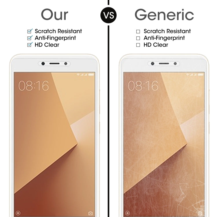 100 PCS for Xiaomi Redmi Note 5A 0.26mm 9H Surface Hardness 2.5D Explosion-proof Non-full Screen Tempered Glass Screen Film