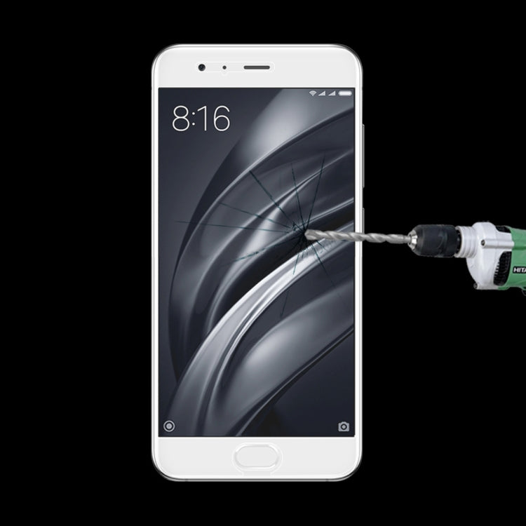 For Xiaomi Mi 6 0.26mm 9H Surface Hardness Explosion-proof Non-full Screen Tempered Glass Screen Film