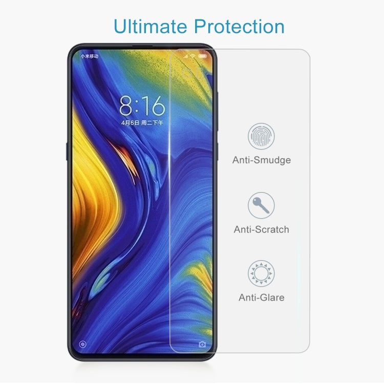 10 PCS 0.26mm 9H 2.5D Explosion-proof Tempered Glass Film for Xiaomi Mi Mix 3 / Mi Mix 3 5G