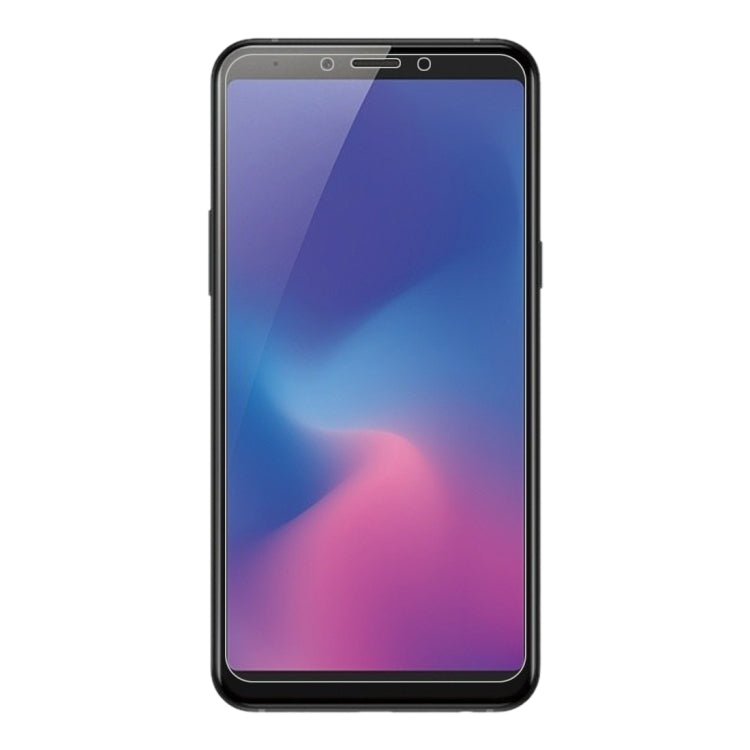 Lot de 100 films en verre trempé antidéflagrants 9H 2,5D de 0,26 mm pour Galaxy A6s (100 pièces)