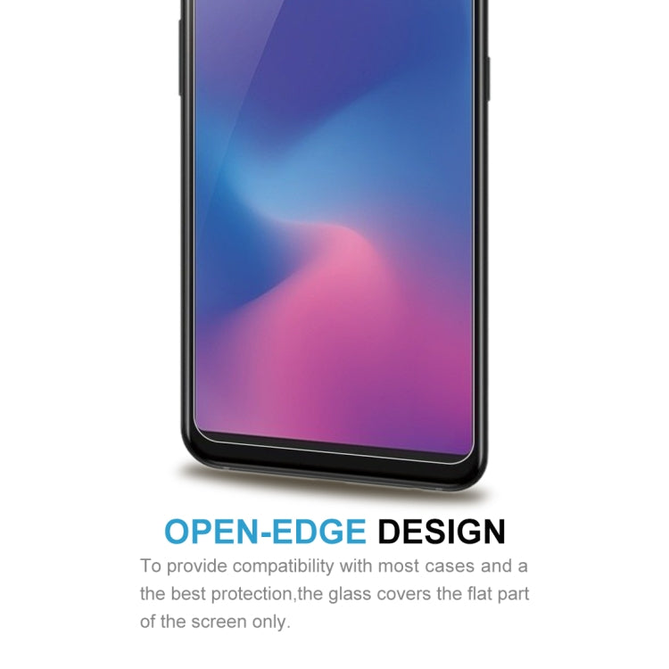 Lot de 100 films en verre trempé antidéflagrants 9H 2,5D de 0,26 mm pour Galaxy A6s (100 pièces)