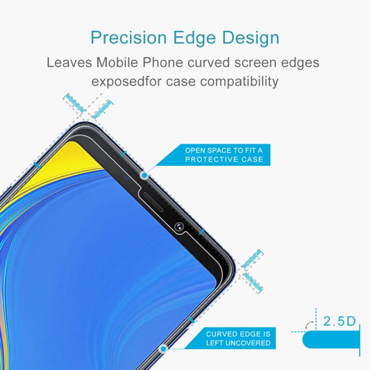 2.5D curved edge tempered glass for Galaxy A9 2018 anti-scratch coating
