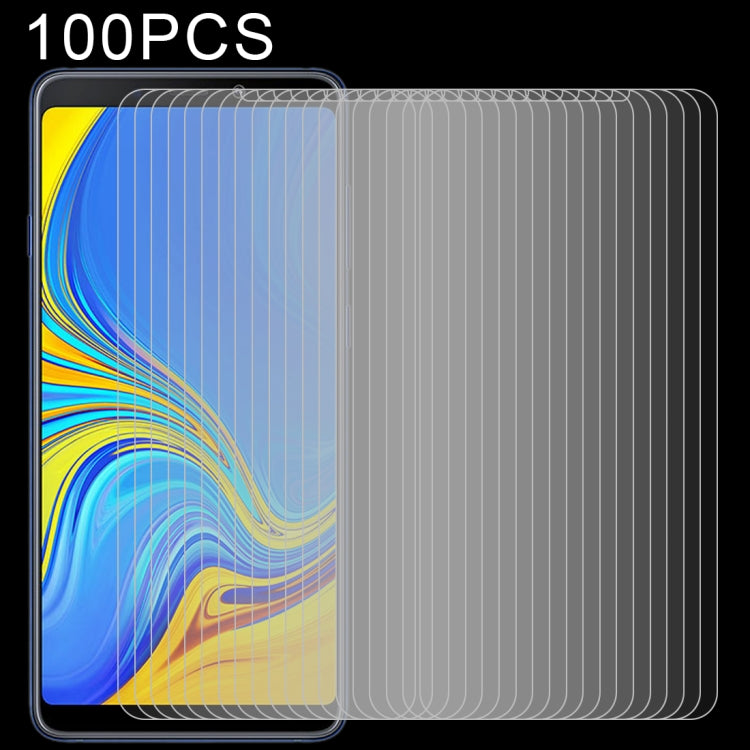 Lot de 100 films en verre trempé antidéflagrants 9H 2,5D (0,26 mm) pour Galaxy A9 (2018) / A9s (100 pièces)