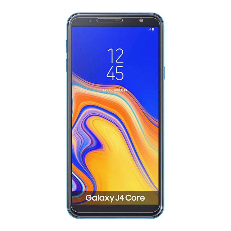 Lot de 10 films en verre trempé antidéflagrants 9H 2.5D (0,26 mm) pour Galaxy J4 Core (10 pièces)