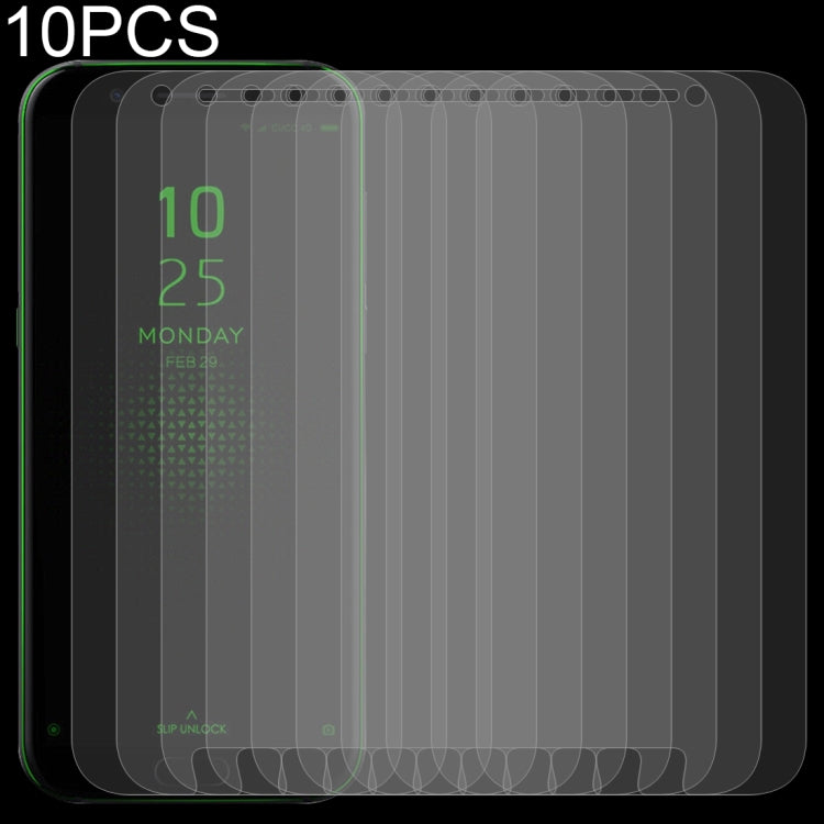 Lot de 10 films en verre trempé 9H 2.5D (0,26 mm) pour Xiaomi Black Shark