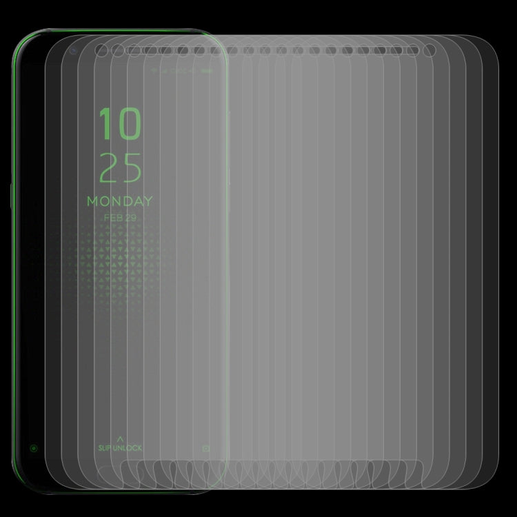 50 PCS 0.26mm 9H 2.5D Tempered Glass Film for Xiaomi Black Shark