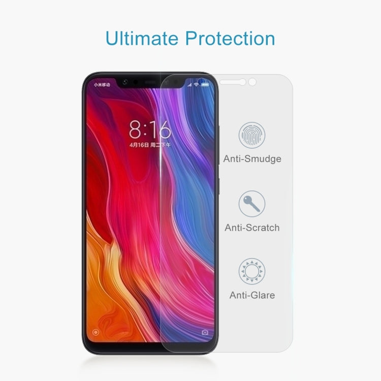 10 PCS 0.26mm 9H 2.5D Tempered Glass Film for Xiaomi Mi 8