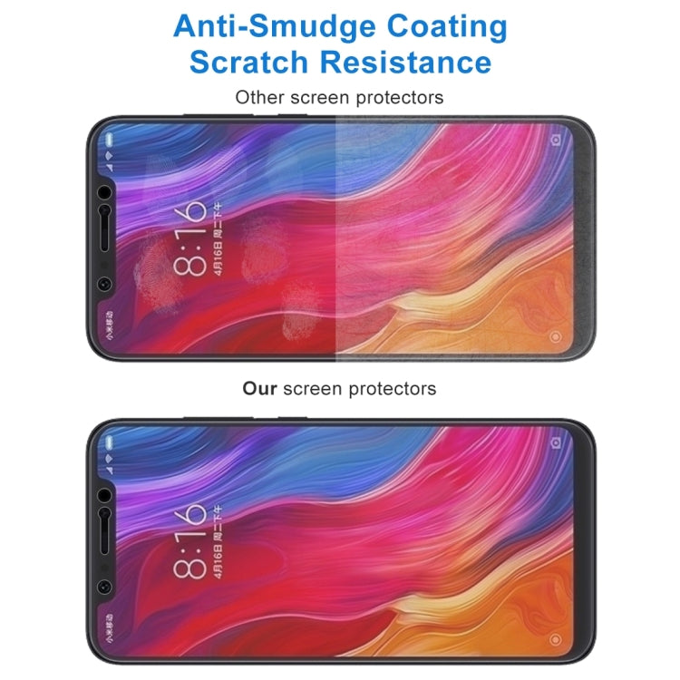 100 PCS 0.26mm 9H 2.5D Tempered Glass Film for Xiaomi Mi 8