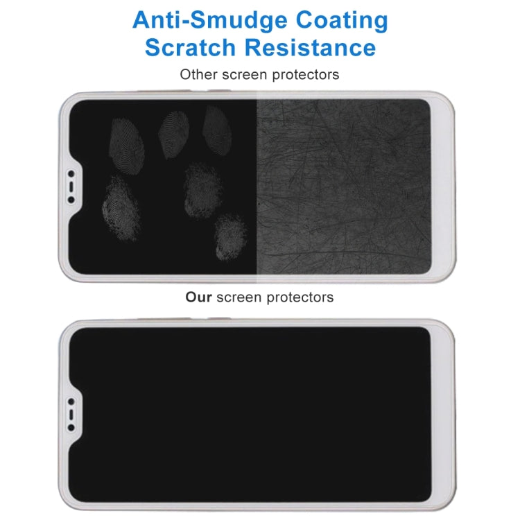 50 PCS 0.26mm 9H 2.5D Tempered Glass Film for Xiaomi Redmi 6 Pro / Mi A2 Lite, No Retail Package