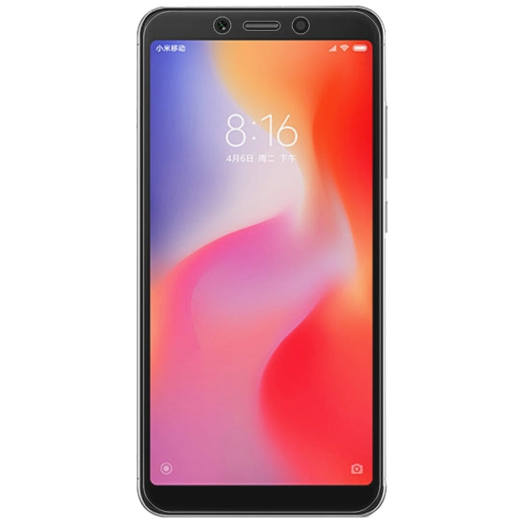 2 PCS 0.26mm 9H 2.5D Tempered Glass Film for Xiaomi Redmi 6A