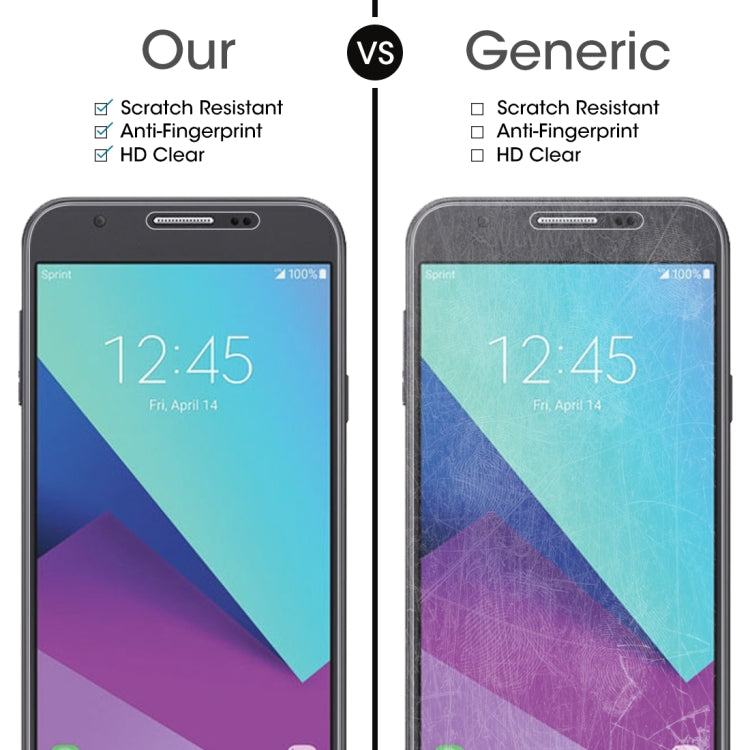 0.26mm 9H 2.5D Tempered Glass Film for Samsung Galaxy J7 V, For Galaxy J7 V(1 PC)