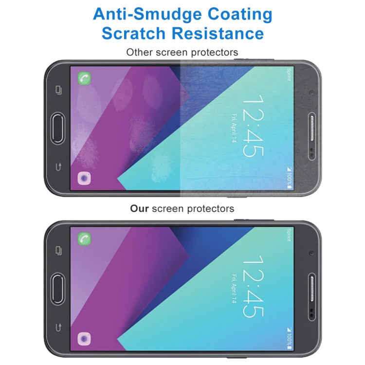 Film en verre trempé 0,26 mm 9H 2,5D pour Samsung Galaxy J7 V (1 pièce)