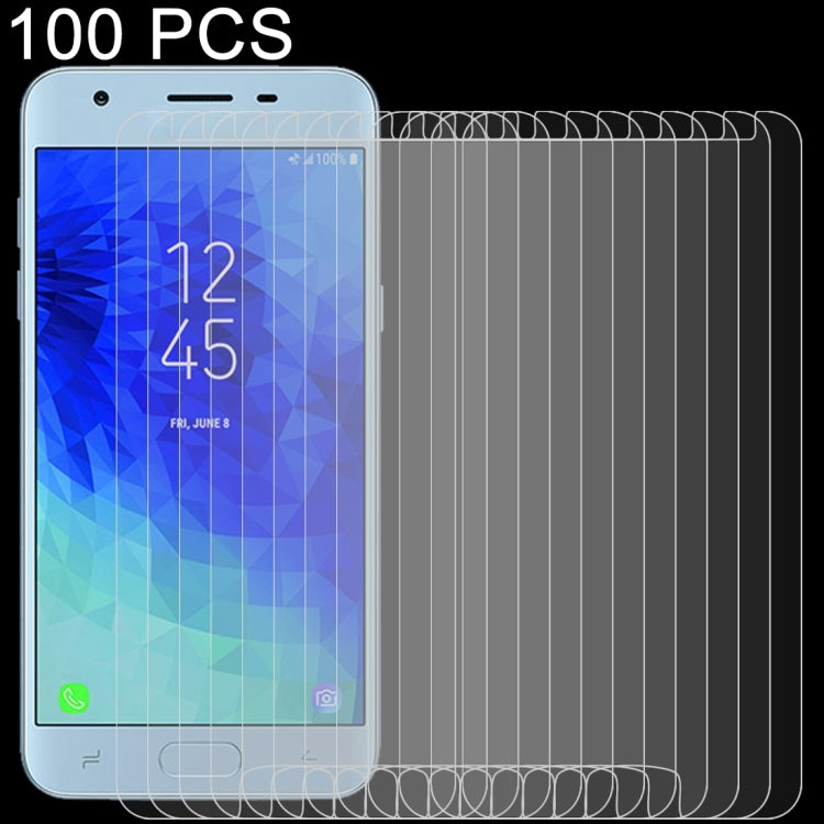 Lot de 100 films en verre trempé 9H 2,5D pour Galaxy J3 (2018)