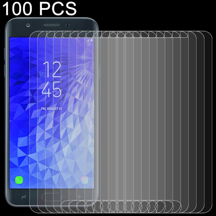 100PCS 9H 2.5D Tempered Glass Film for Galaxy J7 (2018), Galaxy J7 (2018)
