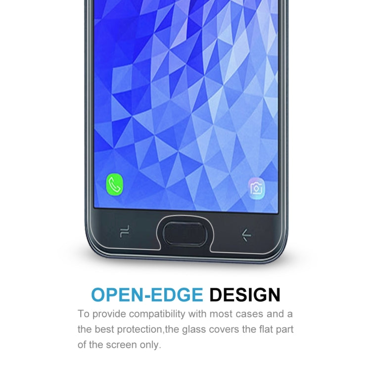 100PCS 9H 2.5D Tempered Glass Film for Galaxy J7 (2018), Galaxy J7 (2018)