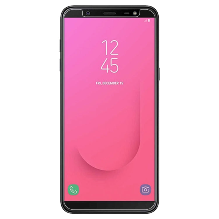 10PCS 9H 2.5D Tempered Glass Film for Galaxy J8 (2018), For Galaxy J8 (2018) 2.5D (10 PCS)