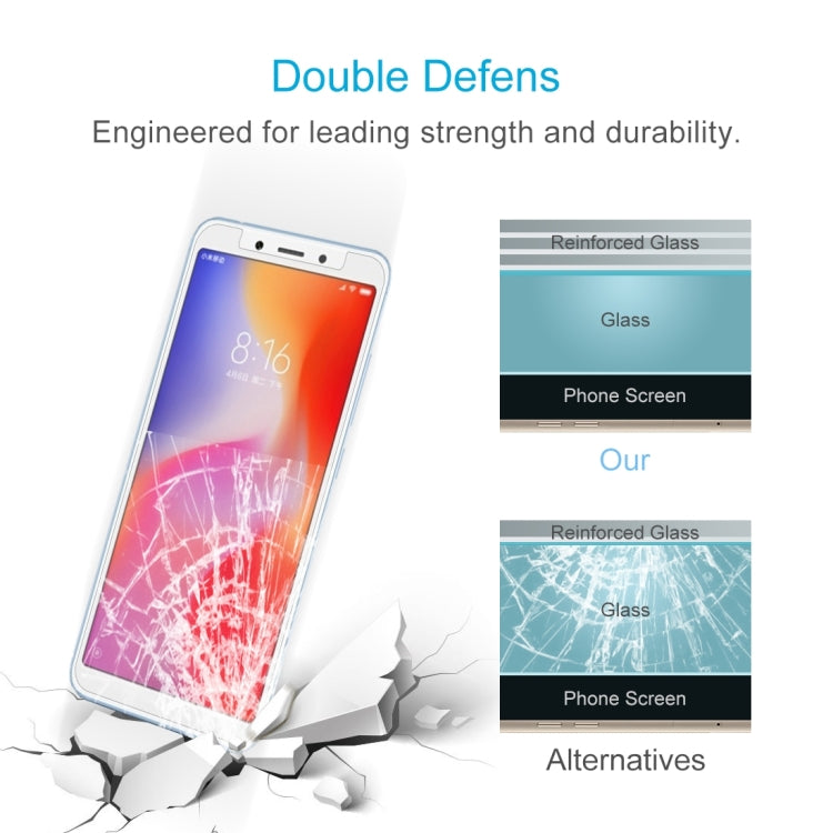 10PCS 9H 2.5D Tempered Glass Film for Xiaomi Redmi 6A