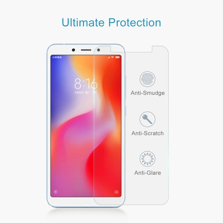 100PCS 9H 2.5D Tempered Glass Film for Xiaomi Redmi 6A