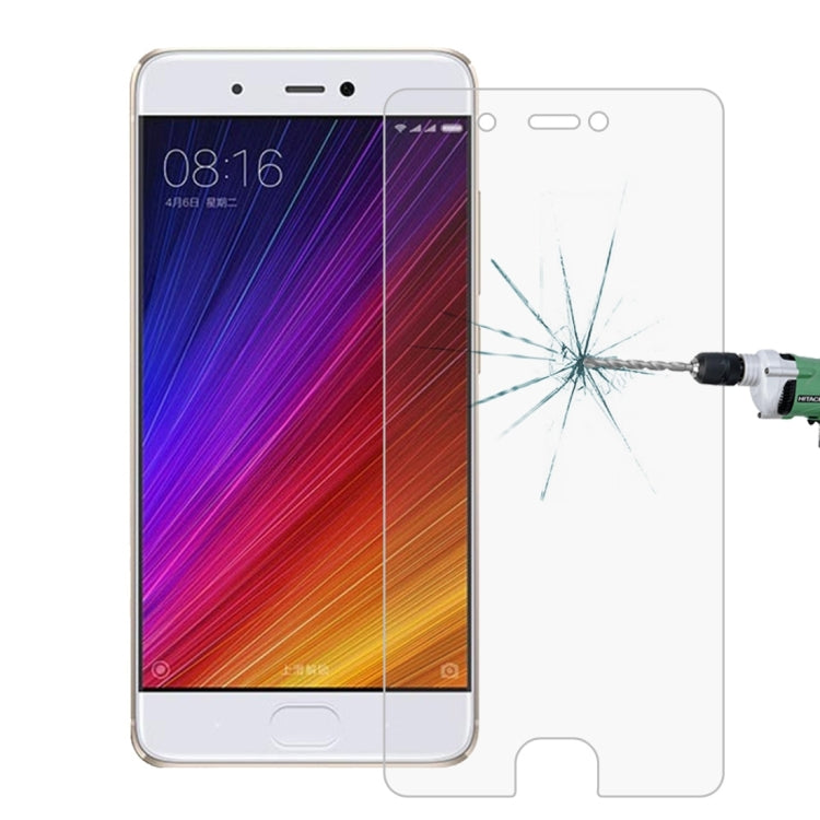 Lot de 10 films de protection d'écran en verre trempé antidéflagrant 2,5D pour Xiaomi 5s, dureté 9H, 0,26 mm (10 pièces)