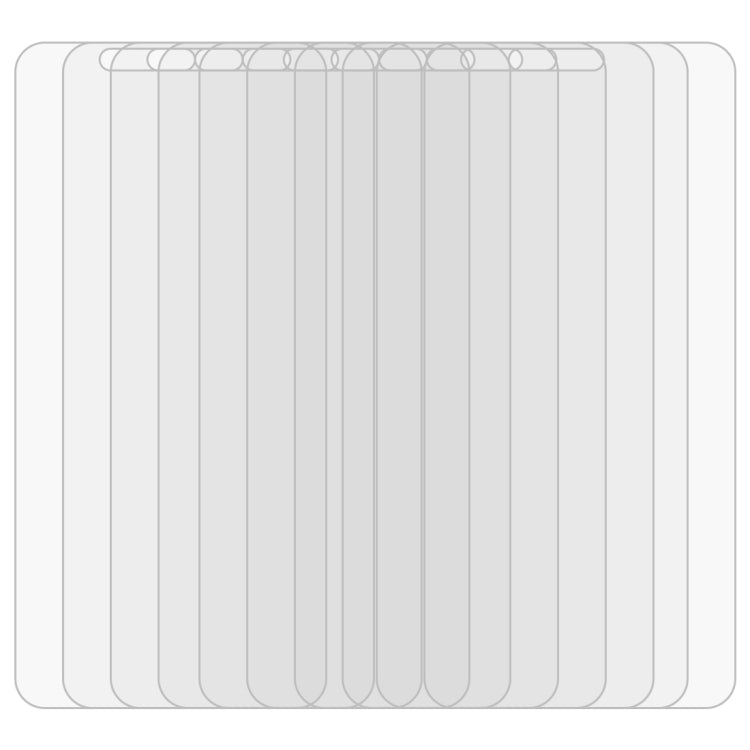 Lot de 10 films en verre trempé 0,26 mm, dureté 9H, bords incurvés 2,5D, pour Galaxy J4+ / J6+