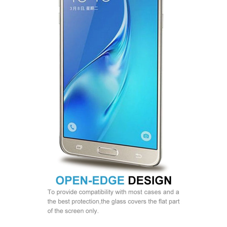 10 PCS 0.26mm 9H+ Surface Hardness 2.5D Explosion-proof Tempered Glass Film for Galaxy J7 / J700, For Galaxy J7 / J700