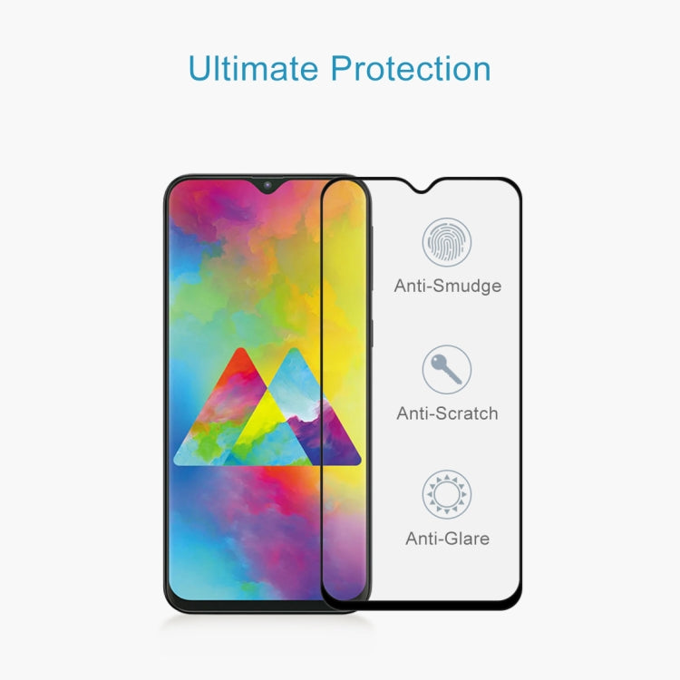 9H 9D Full Screen Tempered Glass Screen Protector for Galaxy M20, Galaxy M20