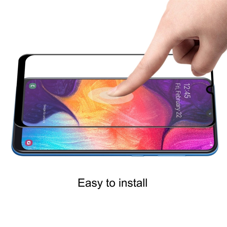 ENKAY Hat-Prince 0.26mm 9H 6D Curved Full Screen Tempered Glass Film for Galaxy A30 / A50, For Galaxy A30 / A50