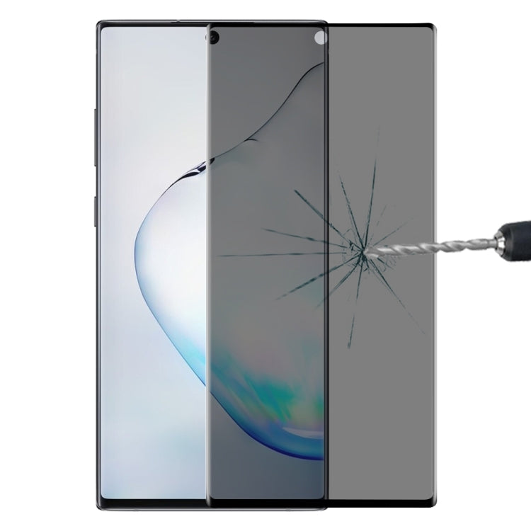 Film en verre trempé anti-espion UV Full Cover pour Galaxy Note 10+ (1 pièce)