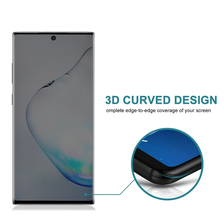 Film en verre trempé anti-espion UV Full Cover pour Galaxy Note 10+ (1 pièce)